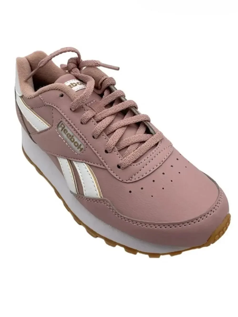 Reebok Women's Rewind Run Athletic Sneaker Smoros/White/Rosegold 6.5